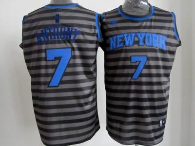 nba new york knicks #7 anthony grey(black strip)