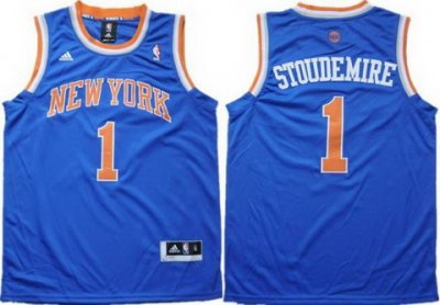 New York Knicks 1 Amar'e Stoudemire Blue Revolution 30 Swingman NBA Jerseys New Style