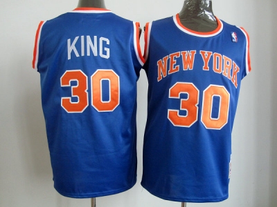 NBA Jerseys New York Knicks #30 King M&N Blue