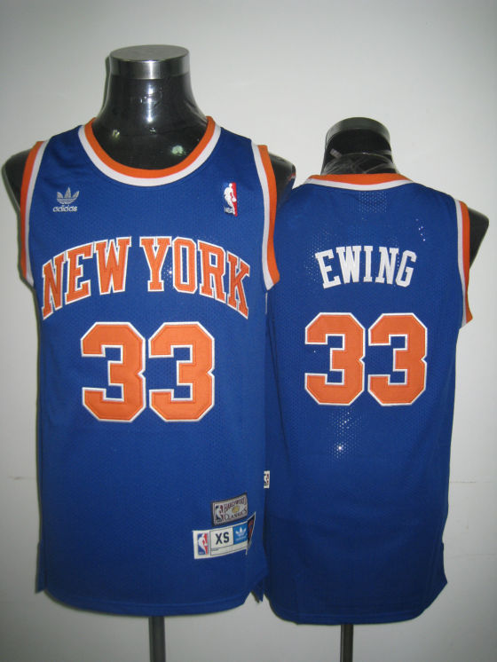 New York Knicks 33 Patrick Ewing Soul Swingman blue Jersey