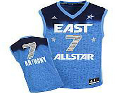 New York Knicks 7 Carmelo Anthony All-Star 2012 Eastern Blue jerseys