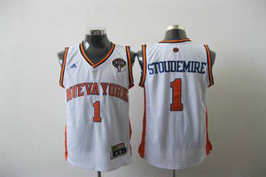 NY Knicks 1 Amare Stoudemire Latin Nights white jersey