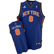 New York Knicks 8# Danilo Gallinari Swingman blue Jersey