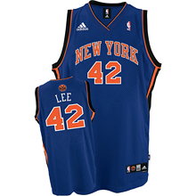 New York Knicks 42# David Lee Swingman road Jersey