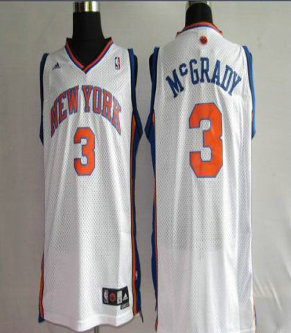 New York Knicks 3 MCGRADY white jerseys