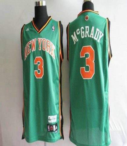 New York Knicks 3 MCGRADY Green jerseys