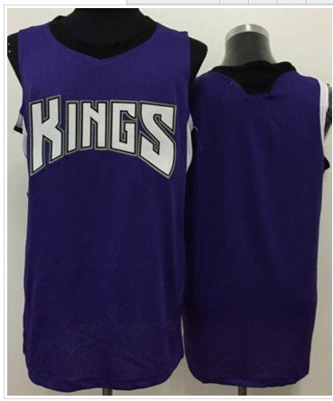 Los Angeles Kings Blank Purple Revolution 30 Stitched NBA Jersey