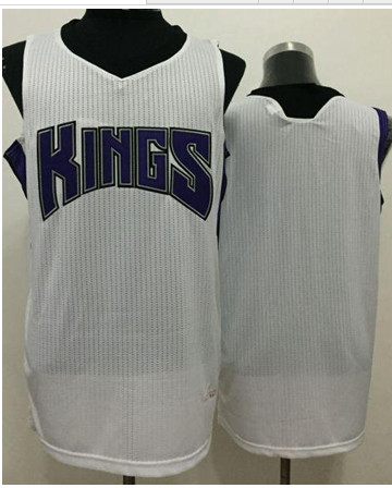 Los Angeles Kings Blank White Revolution 30 Stitched NBA Jersey