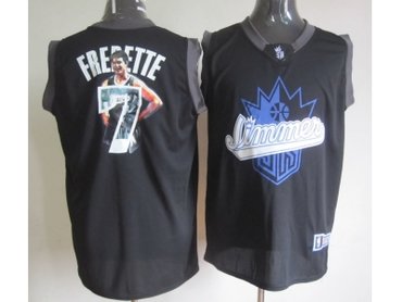 NBA jerseys sacramento kings #7 fredette black(fashion limited)