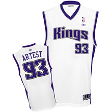 Ron Artest #93 Sacramento Kings White Jersey