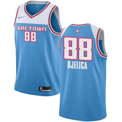 Nike Kings #88 Nemanja Bjelica Blue NBA Swingman City Edition 2018 19 Jersey