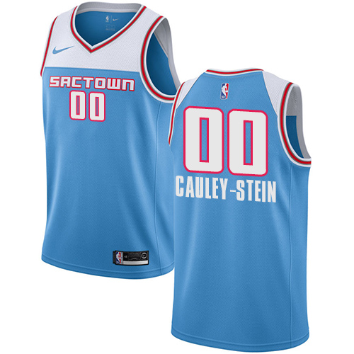 Nike Kings #00 Willie Cauley-Stein Blue NBA Swingman City Edition 2018 19 Jersey