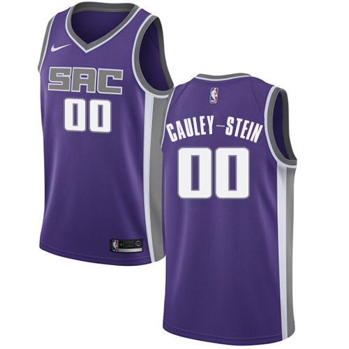 Nike Kings #00 Willie Cauley-Stein Purple NBA Swingman Icon