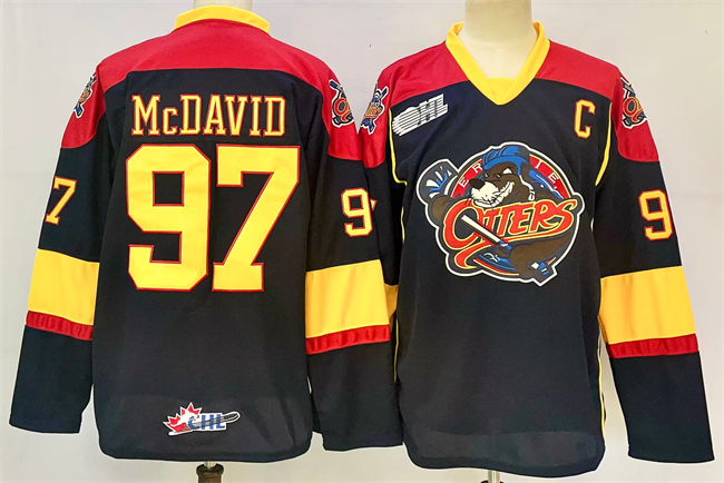 Men's Edmonton Oilers #97 Connor McDavid Black 2024-25 With C Patch Heritage Classic Primegreen Stitched Jersey Men's Edmonton Oilers #97 Connor McDavid Black 2024-25 With C Patch Heritage Classic Primegreen Stitched Jersey
