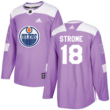 Adidas Oilers #18 Ryan Strome Purple Authentic Fights Cancer Stitched NHL Jersey Adidas Oilers #18 Ryan Strome Purple Authentic Fights Cancer Stitched NHL Jersey