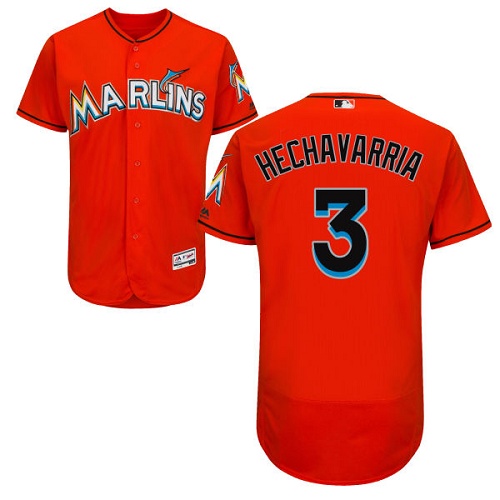 marlins #3 Adeiny Hechavarria Orange Flexbase Authentic Collection Stitched MLB Jersey marlins #3 Adeiny Hechavarria Orange Flexbase Authentic Collection Stitched MLB Jersey