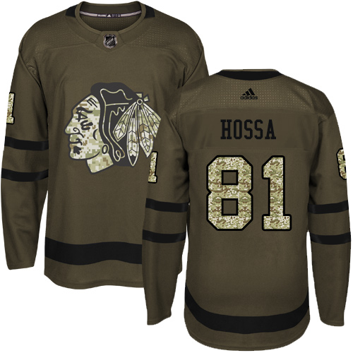 Adidas Blackhawks #81 Marian Hossa Green Salute to Service Stitched Youth NHL Jersey Adidas Blackhawks #81 Marian Hossa Green Salute to Service Stitched Youth NHL Jersey