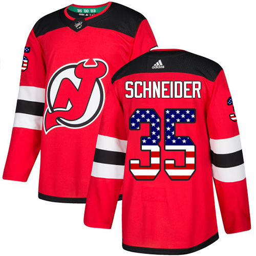 Adidas Devils #35 Cory Schneider Red Home Authentic USA Flag Stitched Youth NHL Jersey Adidas Devils #35 Cory Schneider Red Home Authentic USA Flag Stitched Youth NHL Jersey