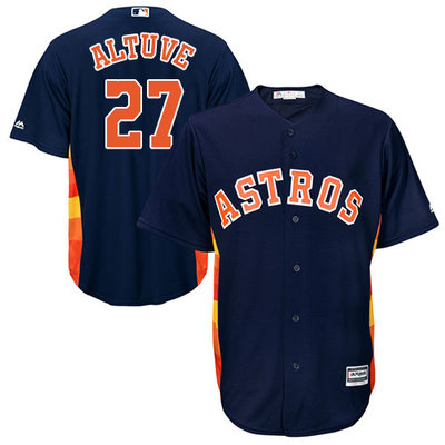 Astros #27 Jose Altuve Navy Blue Cool Base Stitched Youth MLB Jersey Astros #27 Jose Altuve Navy Blue Cool Base Stitched Youth MLB Jersey