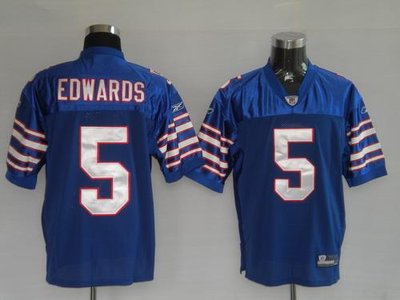 jerseys Buffalo Bills 5 Trent Edwards Baby blue Jerseys