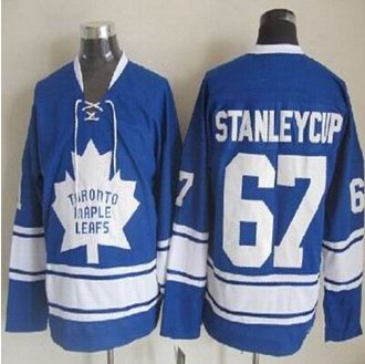 Toronto Maple Leafs #67 Stanley Cup Blue CCM Throwback Stitched NHL Jersey Toronto Maple Leafs #67 Stanley Cup Blue CCM Throwback Stitched NHL Jersey