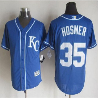 Kansas City Royals #35 Eric Hosmer Blue Alternate 2 New Cool Base Stitched Baseball Jersey Kansas City Royals #35 Eric Hosmer Blue Alternate 2 New Cool Base Stitched Baseball Jersey