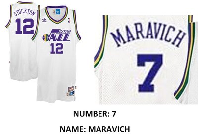 NBA Jersey Utah Jazz 7# MARAVICH