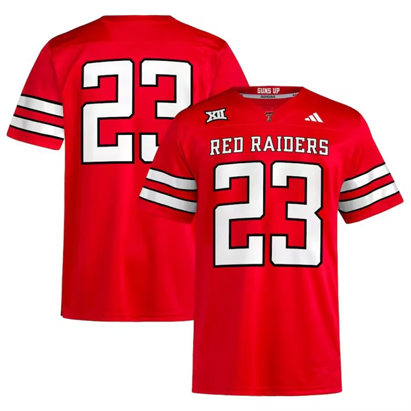 Men's Texas Tech Red Raiders #23 Red Home Stitched Jersey Men's Texas Tech Red Raiders #23 Red Home Stitched Jersey
