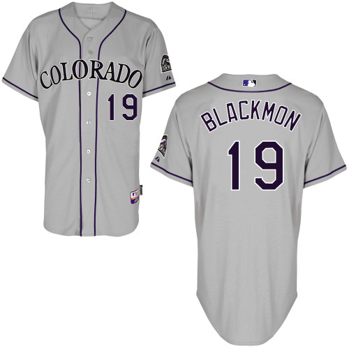 Colorado Rockies #19Charlie Blackmon Authentic Personalized Road Gray Jersey Colorado Rockies #19Charlie Blackmon Authentic Personalized Road Gray Jersey