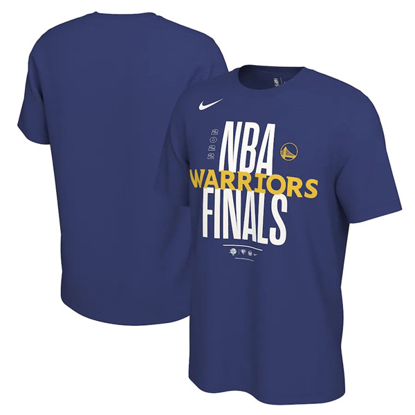 Men's Golden State Warriors 2022 Royal NBA Finals Spirit T-ShirtMen's Golden State Warriors 2022 Royal NBA Finals Spirit T-Shirt