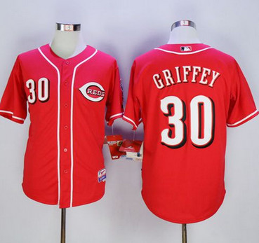 Reds #30 Ken Griffey Red Cool Base Stitched MLB Jersey Reds #30 Ken Griffey Red Cool Base Stitched MLB Jersey