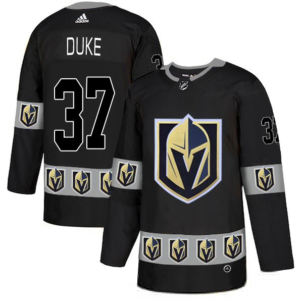 Vegas Golden Knights 3 Brayden McNabb Black Team Logos Fashion Adidas Jersey
