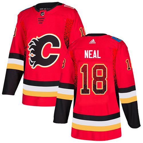 Adidas Flames #18 James Neal Red Home Authentic Drift Fashion Stitched NHL Jersey Adidas Flames #18 James Neal Red Home Authentic Drift Fashion Stitched NHL Jersey