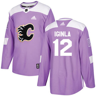 Adidas Flames #12 Jarome Iginla Purple Authentic Fights Cancer Stitched NHL Jersey Adidas Flames #12 Jarome Iginla Purple Authentic Fights Cancer Stitched NHL Jersey