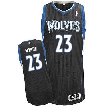 Revolution 30 Minnesota Timberwolves #23 Kevin Martin Black Stitched NBA Jersey