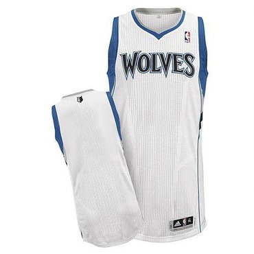 Revolution 30 Minnesota Timberwolves Blank White Stitched NBA Jersey