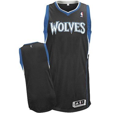 Revolution 30 Minnesota Timberwolves Blank Black Stitched NBA Jersey