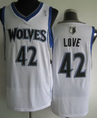 Minnesota Muskies 42 Kevin Love White Revolution 30 NBA Jerseys