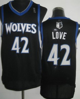 Minnesota Muskies 42 Kevin Love Black Revolution 30 NBA Jerseys