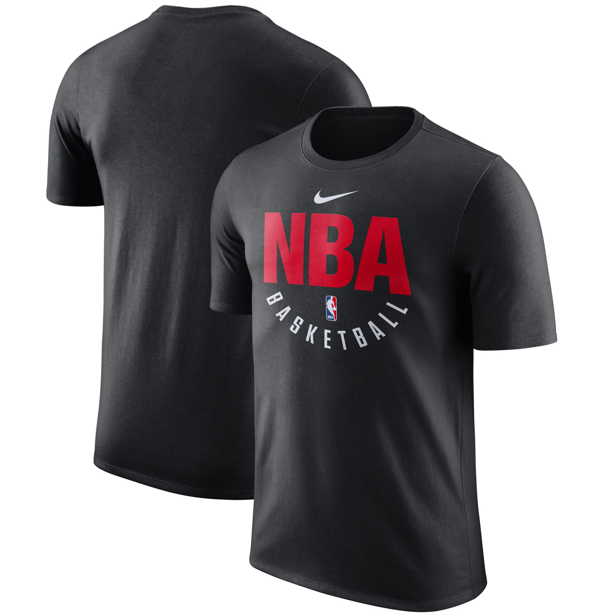 Nike NBA Logo Gear Black Essential Performance Practice T-Shirt Nike NBA Logo Gear Black Essential Performance Practice T-Shirt