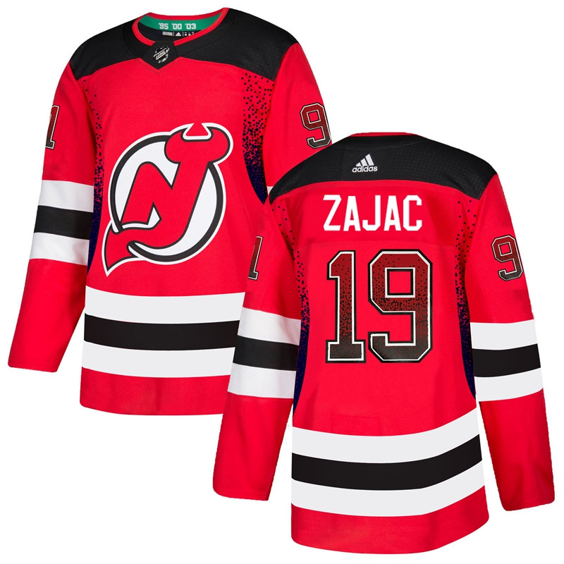 Devils 19 Travis Zajac Red Drift Fashion Adidas Jersey Devils 19 Travis Zajac Red Drift Fashion Adidas Jersey