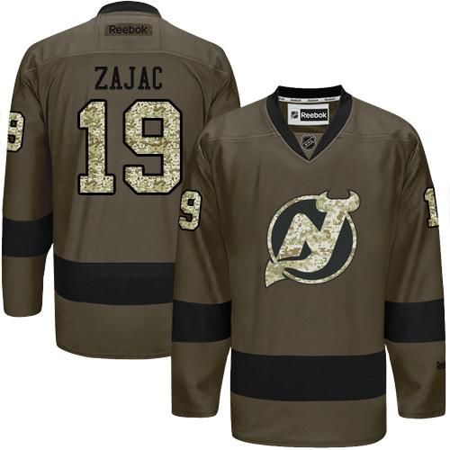Devils #19 Travis Zajac Green Salute to Service Stitched NHL Jersey Devils #19 Travis Zajac Green Salute to Service Stitched NHL Jersey