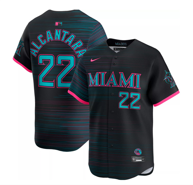Youth Miami Marlins ACTIVE PLAYER Custom Black 2025 City Connect Limited Stitched Baseball Jersey Youth Miami Marlins ACTIVE PLAYER Custom Black 2025 City Connect Limited Stitched Baseball Jersey