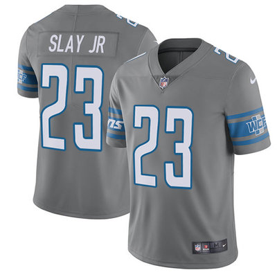 Nike Lions #23 Darius Slay Jr Gray Youth Stitched NFL Limited Rush Jersey Nike Lions #23 Darius Slay Jr Gray Youth Stitched NFL Limited Rush Jersey