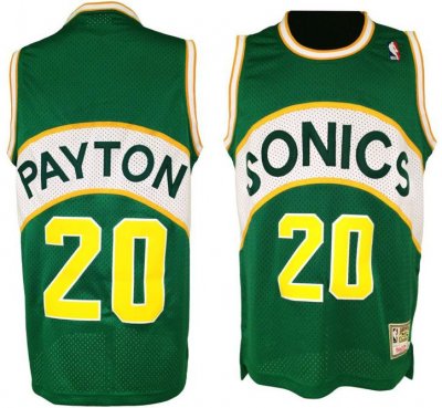 Seattle SuperSonics #20 Gary Payton Green Soul Swingman NBA Jerseys