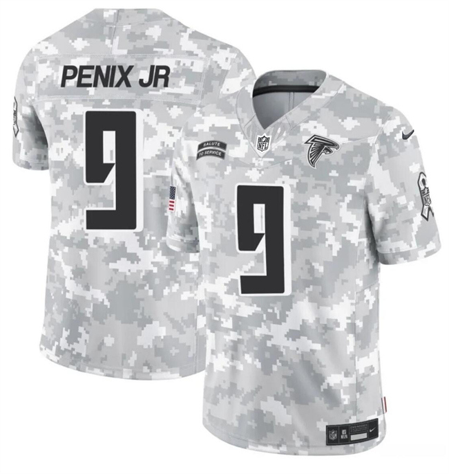 Youth Atlanta Falcons #9 Michael Penix Jr. 2024 F.U.S.E Arctic Camo Salute To Service Limited Stitched Football Jersey Youth Atlanta Falcons #9 Michael Penix Jr. 2024 F.U.S.E Arctic Camo Salute To Service Limited Stitched Football Jersey