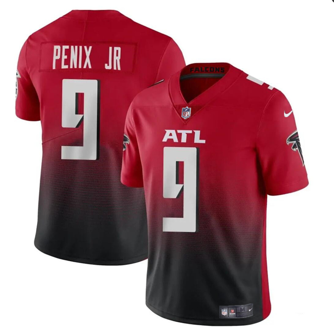 Youth Atlanta Falcons #9 Michael Penix Jr Red Black 2024 Draft Vapor Untouchable Limited Stitched Football Jersey Youth Atlanta Falcons #9 Michael Penix Jr Red Black 2024 Draft Vapor Untouchable Limited Stitched Football Jersey