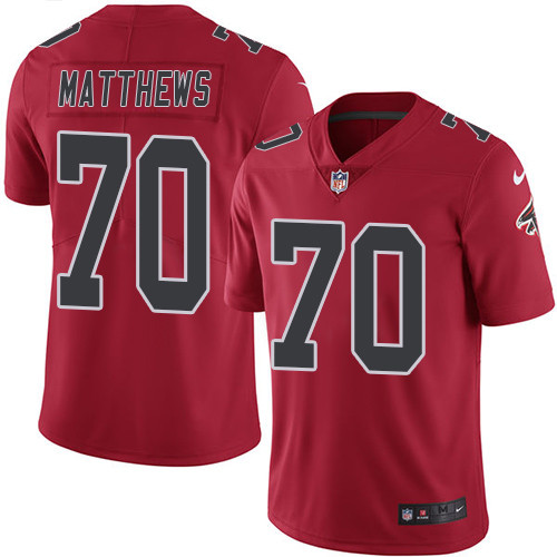 Falcons #70 Jake Matthews Red Youth Stitched Football Limited Rush Jersey Falcons #70 Jake Matthews Red Youth Stitched Football Limited Rush Jersey