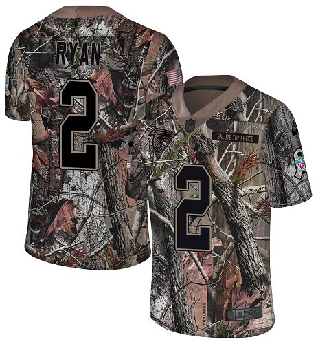 Nike Falcons #2 Matt Ryan Camo Youth Stitched NFL Limited Rush Realtree Jersey Nike Falcons #2 Matt Ryan Camo Youth Stitched NFL Limited Rush Realtree Jersey