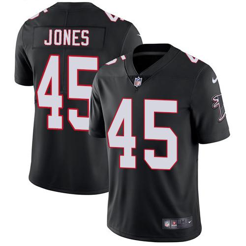Nike Falcons #45 Deion Jones Black Alternate Youth Stitched NFL Vapor Untouchable Limited Jersey Nike Falcons #45 Deion Jones Black Alternate Youth Stitched NFL Vapor Untouchable Limited Jersey